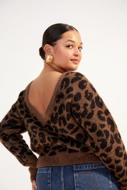 Sweats & Mailles<Make My Lemonade PULL MARIUS V LEOPARD