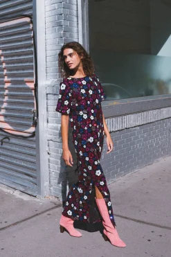 Robes & Combis<Make My Lemonade ROBE CHLOE SEQUINS DAISY