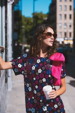 Robes & Combis<Make My Lemonade ROBE CHLOE SEQUINS DAISY