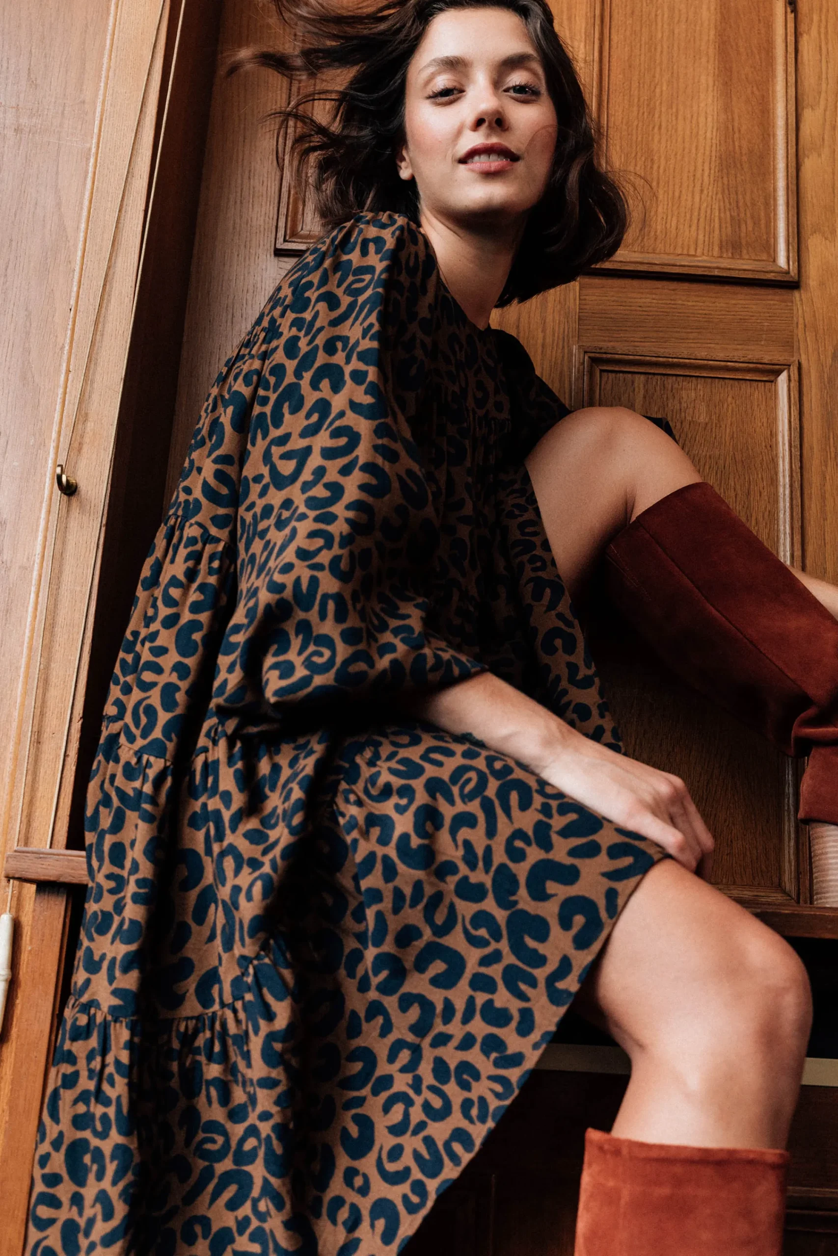 Robes & Combis<Make My Lemonade ROBE JENNY LEOPARD