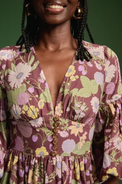 Robes & Combis<Make My Lemonade ROBE LEANDRA AUTUMN FLOWER MARKET