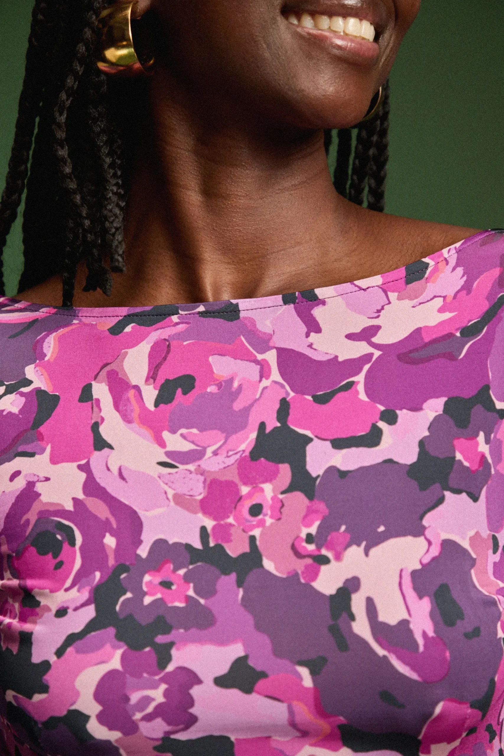 Robes & Combis<Make My Lemonade ROBE MADISON PURPLE FLOWERS