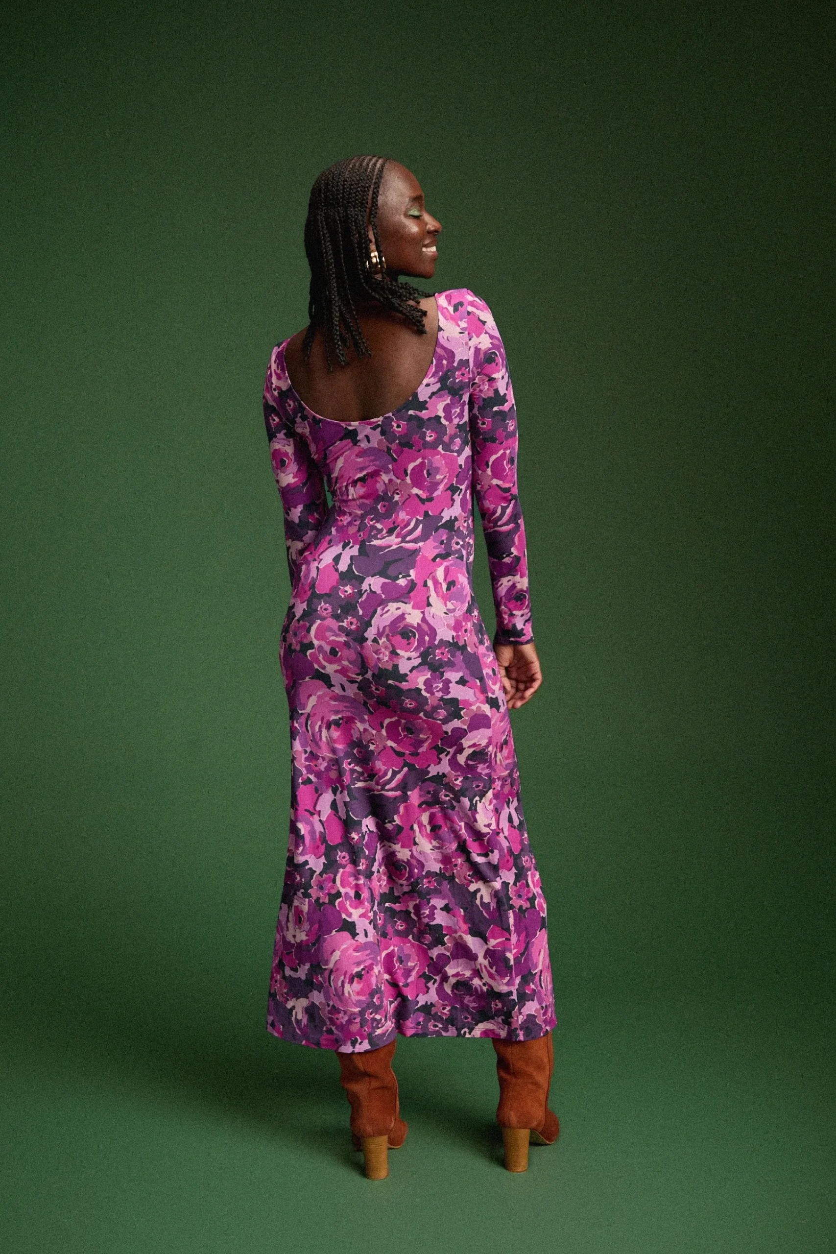 Robes & Combis<Make My Lemonade ROBE MADISON PURPLE FLOWERS