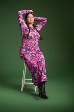 Robes & Combis<Make My Lemonade ROBE MADISON PURPLE FLOWERS