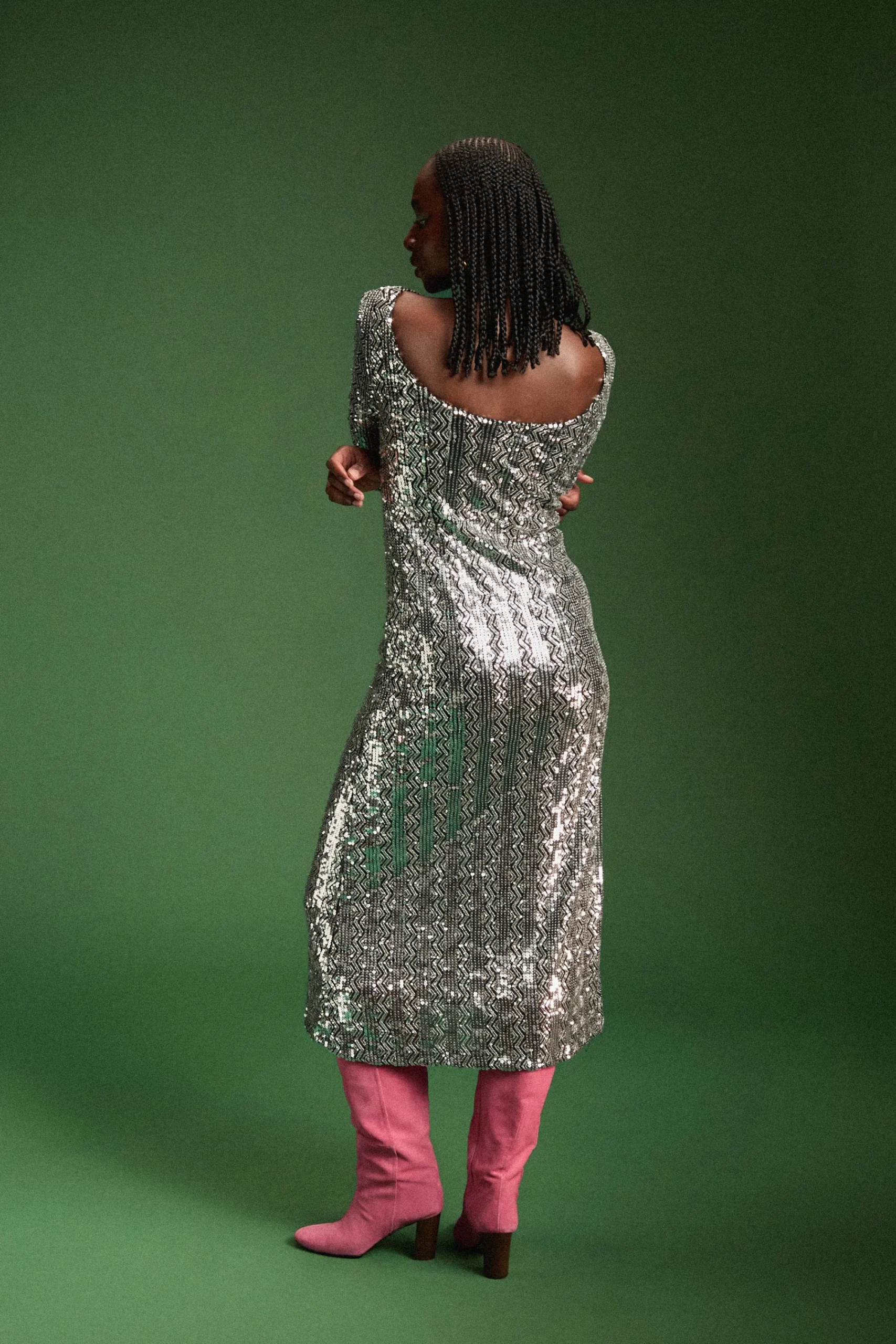 Robes & Combis<Make My Lemonade ROBE MADISON SEQUINS ARGENTE