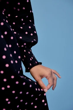 Robes & Combis<Make My Lemonade ROBE ROSE POLKA ROSE