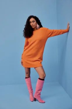 Robes & Combis|Sweats & Mailles<Make My Lemonade ROBE RUBY ORANGE