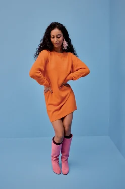 Robes & Combis|Sweats & Mailles<Make My Lemonade ROBE RUBY ORANGE