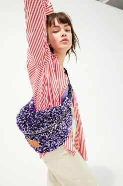 Bananes|Sacs & Bananes<Make My Lemonade SAC BANANA SEQUINS LILAS