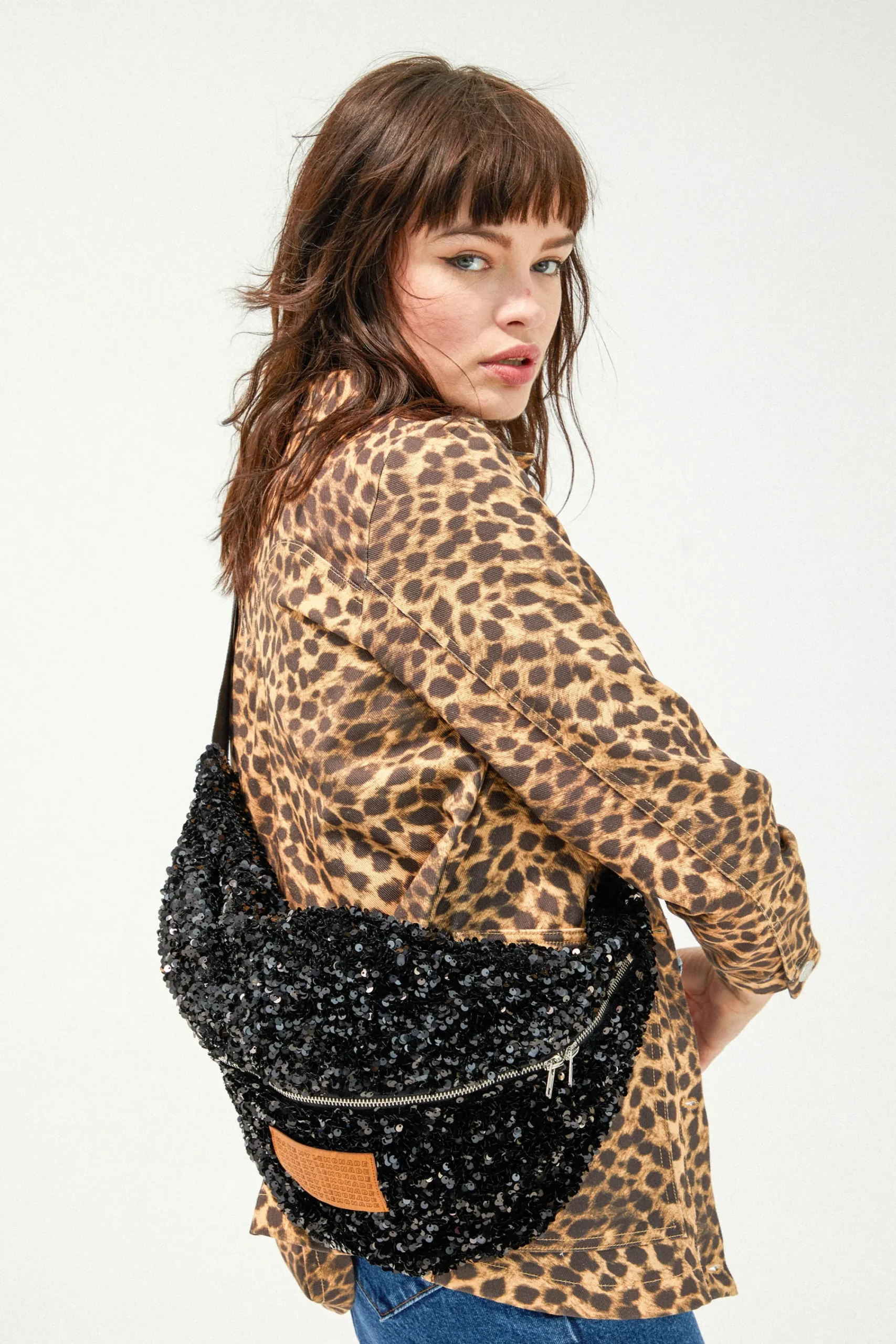 Bananes|Sacs & Bananes<Make My Lemonade SAC BANANA SEQUINS NOIRS