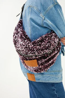 Bananes|Sacs & Bananes<Make My Lemonade SAC BANANA SEQUINS ROSES