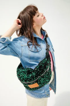 Bananes|Sacs & Bananes<Make My Lemonade SAC BANANA SEQUINS VERTS