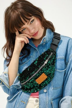 Bananes|Sacs & Bananes<Make My Lemonade SAC BANANITA SEQUINS VERTS