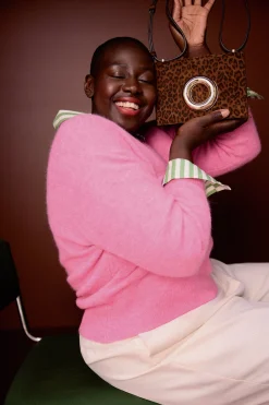 Sacs & Bananes<Make My Lemonade SAC JOHN CUIR LEOPARD