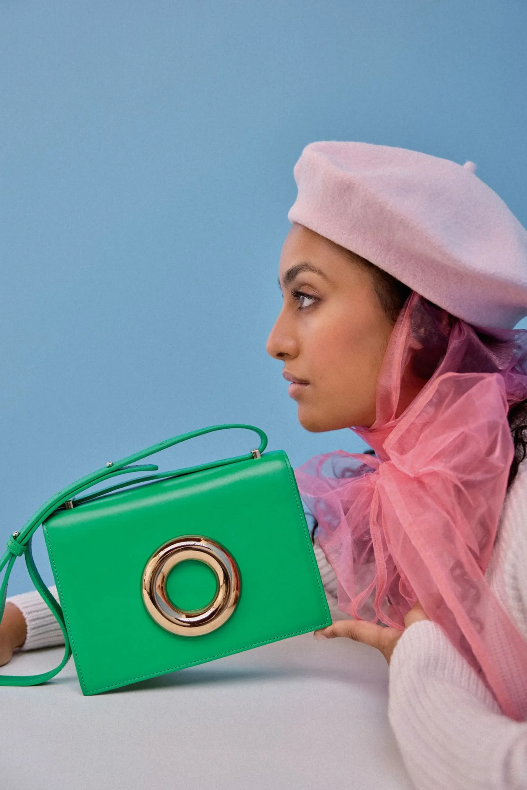 Sacs & Bananes<Make My Lemonade SAC JOHN CUIR SUPER GREEN