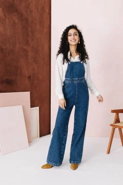 Robes & Combis<Make My Lemonade SALOPETTE FIONA MEDIUM BLUE