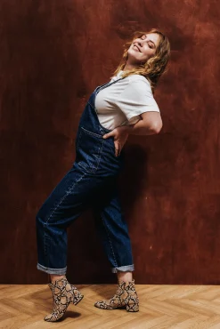 Robes & Combis<Make My Lemonade SALOPETTE HEDWIGE JEAN MEDIUM BLUE