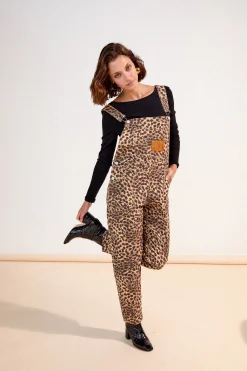 Robes & Combis<Make My Lemonade SALOPETTE RAMONA LEOPARD
