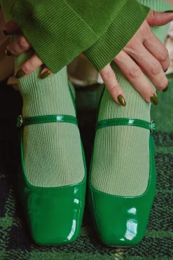 Chaussures<Make My Lemonade SANDALES POLLY VERNIS SUPER GREEN