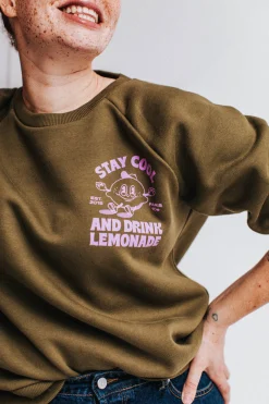 Sweats & Mailles<Make My Lemonade SWEAT HENRI KAKI