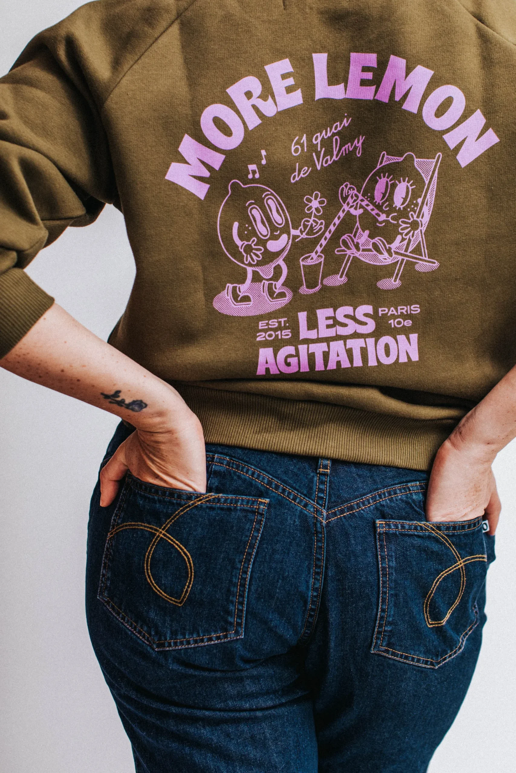 Sweats & Mailles<Make My Lemonade SWEAT HENRI KAKI