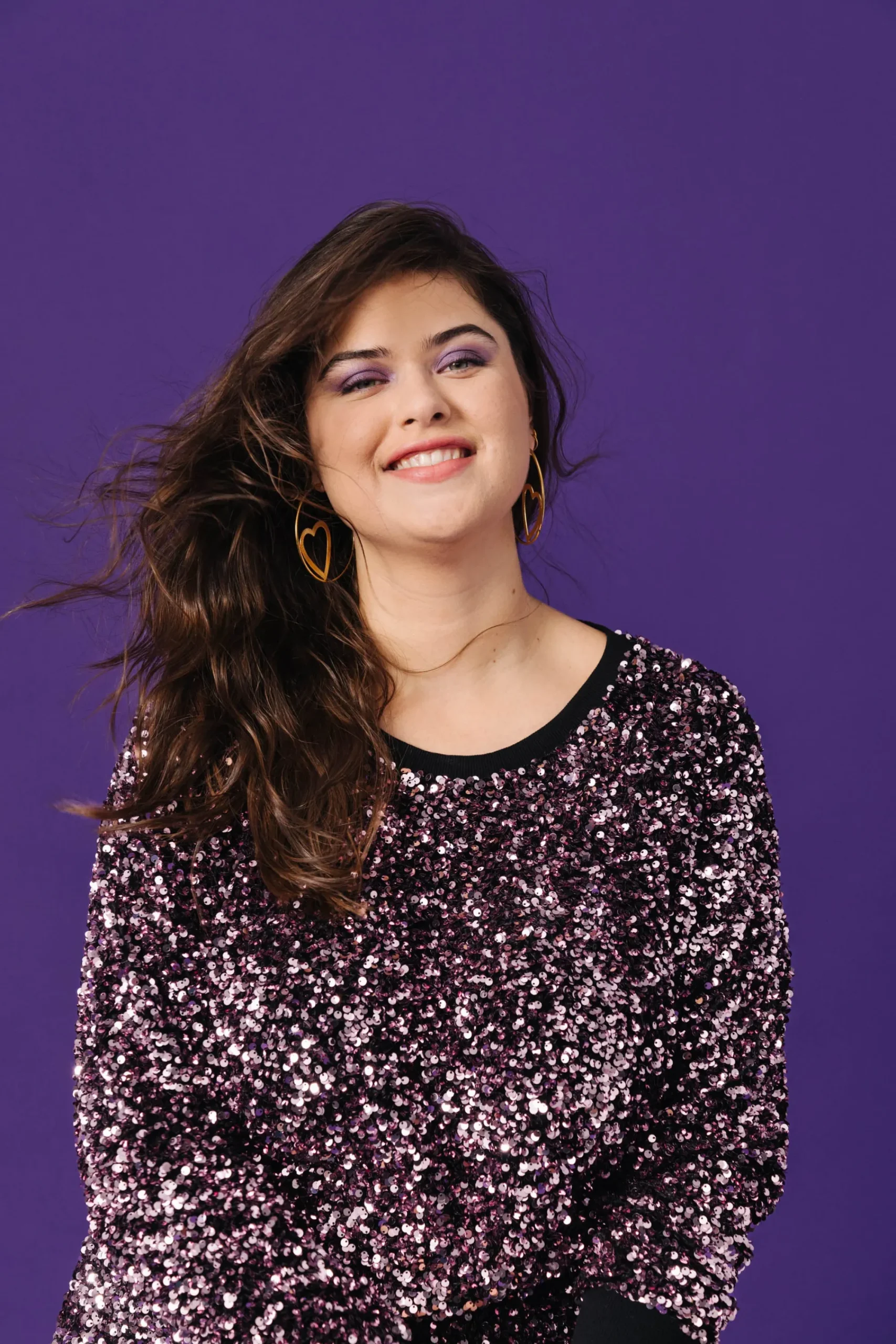 Sweats & Mailles<Make My Lemonade SWEAT HENRI SEQUINS ROSE