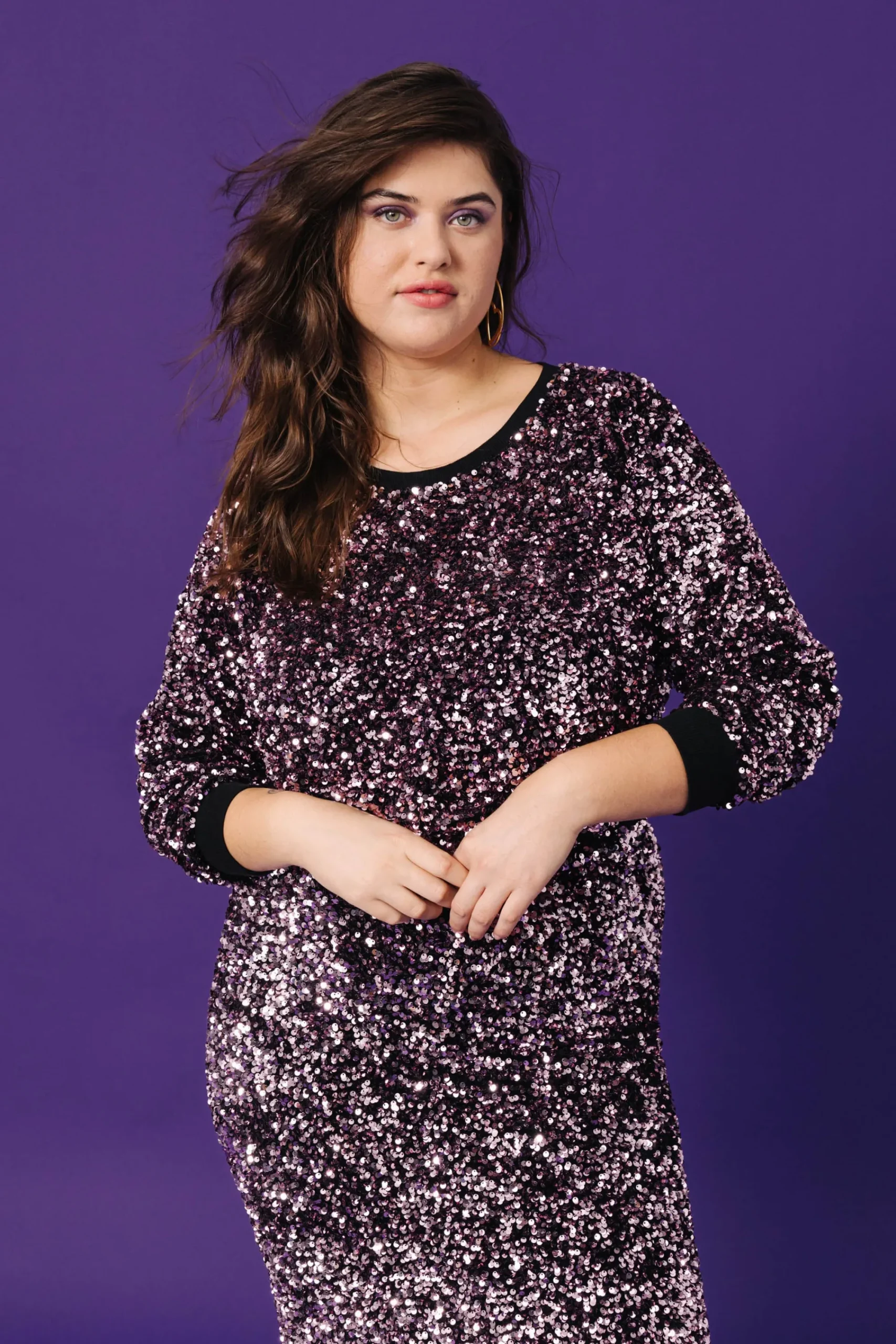 Sweats & Mailles<Make My Lemonade SWEAT HENRI SEQUINS ROSE