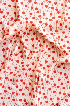 Tissus|Mercerie & Couture<Make My Lemonade TISSU ECRU CERISES