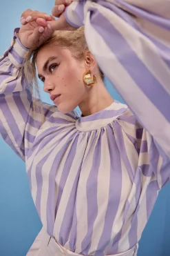 Tops & T-Shirts<Make My Lemonade TOP ALICE RAYURE VIOLET