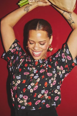 Tops & T-Shirts<Make My Lemonade TOP SONIA POPPY