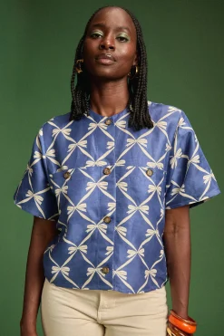 Tops & T-Shirts<Make My Lemonade TOP VADIM RUBAN BLEU