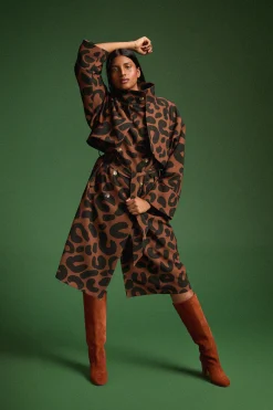 Vestes & Manteaux<Make My Lemonade TRENCH RAOUL LEOPARD