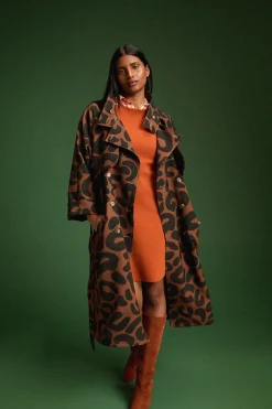Vestes & Manteaux<Make My Lemonade TRENCH RAOUL LEOPARD