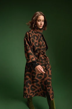 Vestes & Manteaux<Make My Lemonade TRENCH RAOUL LEOPARD