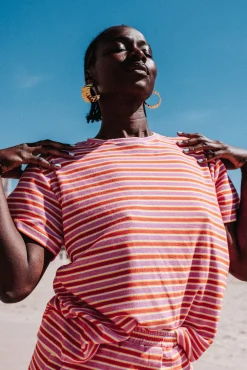 Tops & T-Shirts<Make My Lemonade T-SHIRT EUNICE RAYURE EPONGE