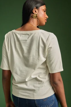 Tops & T-Shirts<Make My Lemonade T-SHIRT RAPH ECRU