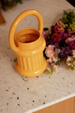 Décorations<Make My Lemonade VASE OLIVER YELLOW