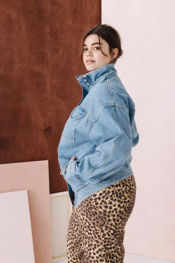 Vestes & Manteaux<Make My Lemonade VESTE MAX LIGHT BLUE