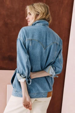 Vestes & Manteaux<Make My Lemonade VESTE MAX LIGHT BLUE