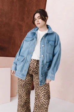 Vestes & Manteaux<Make My Lemonade VESTE MAX LIGHT BLUE