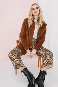 Vestes & Manteaux<Make My Lemonade VESTE NINO VELOURS MACCHIATO