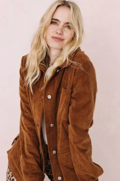 Vestes & Manteaux<Make My Lemonade VESTE NINO VELOURS MACCHIATO